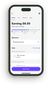 Phone showing Allowance and tasks