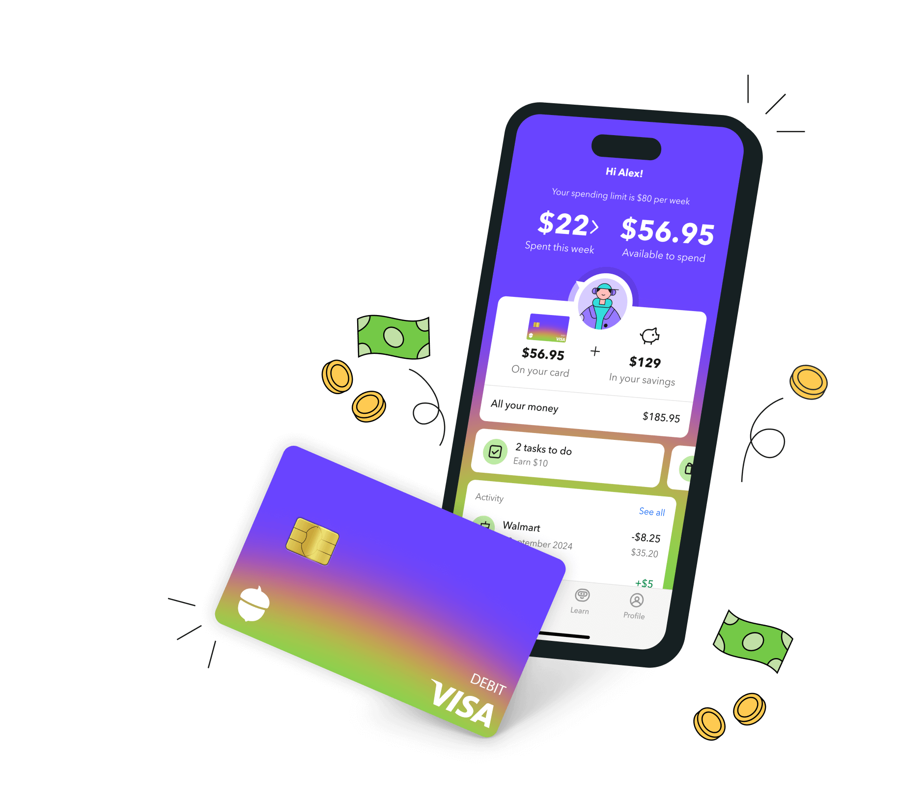Find your freedom with a debit card made for you 