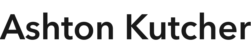Ashton Kutcher x Acorns Logo
