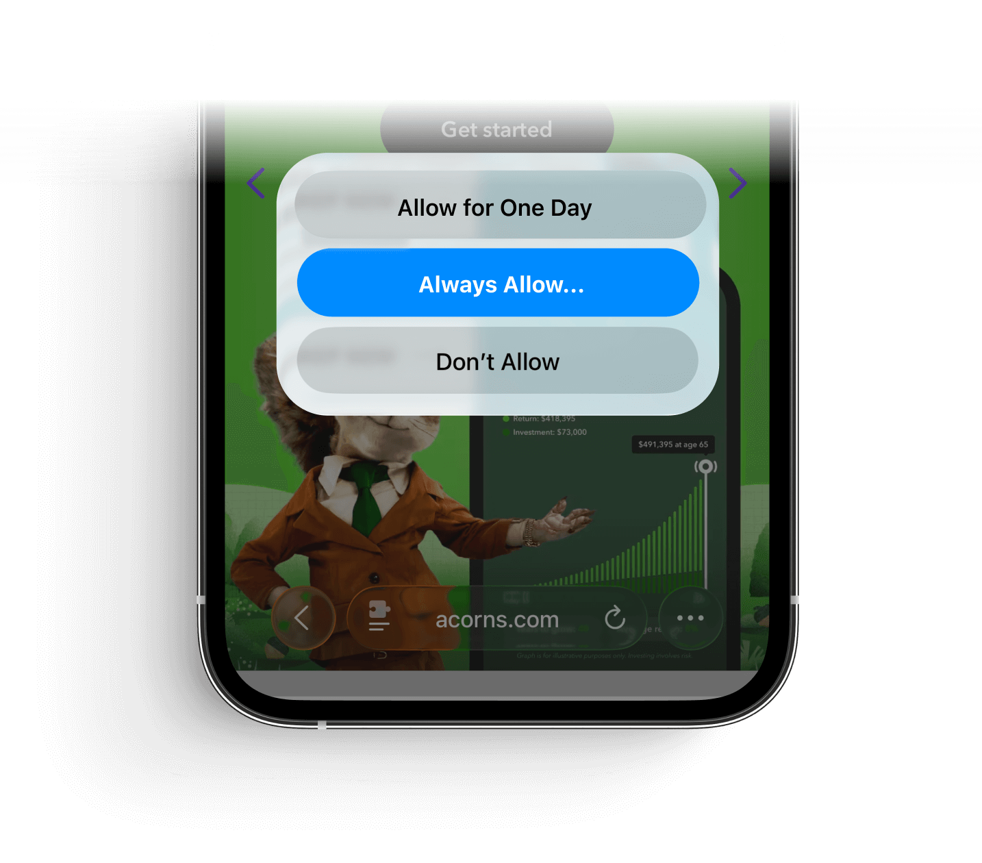 When prompted, tap&nbsp;&rdquo;Always Allow.&rdquo;&nbsp;Then, tap&nbsp;&ldquo;Always Allow on Every Website.&rdquo;&nbsp;If you don&rsquo;t, you&rsquo;ll miss out on earning bonuses.