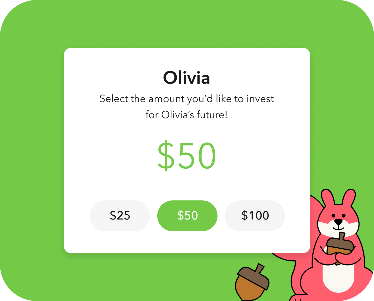 Receive gifts from anyone