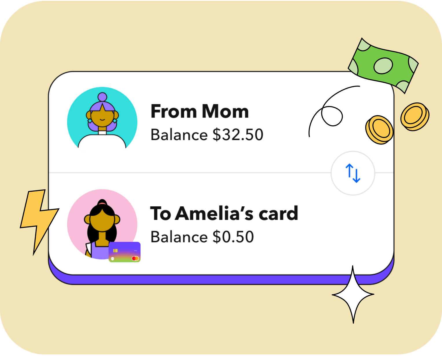 Send money in a snap