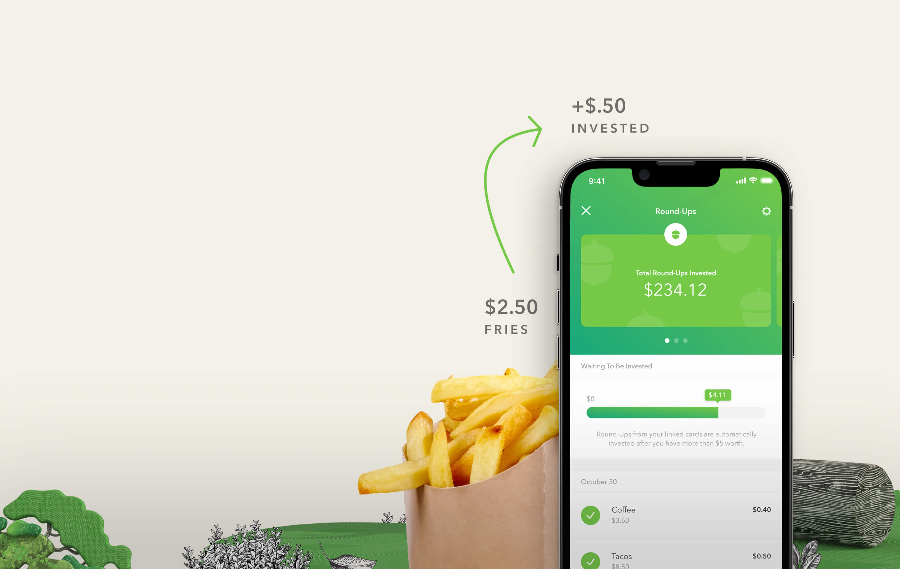 Image of Acorns Round-Ups®