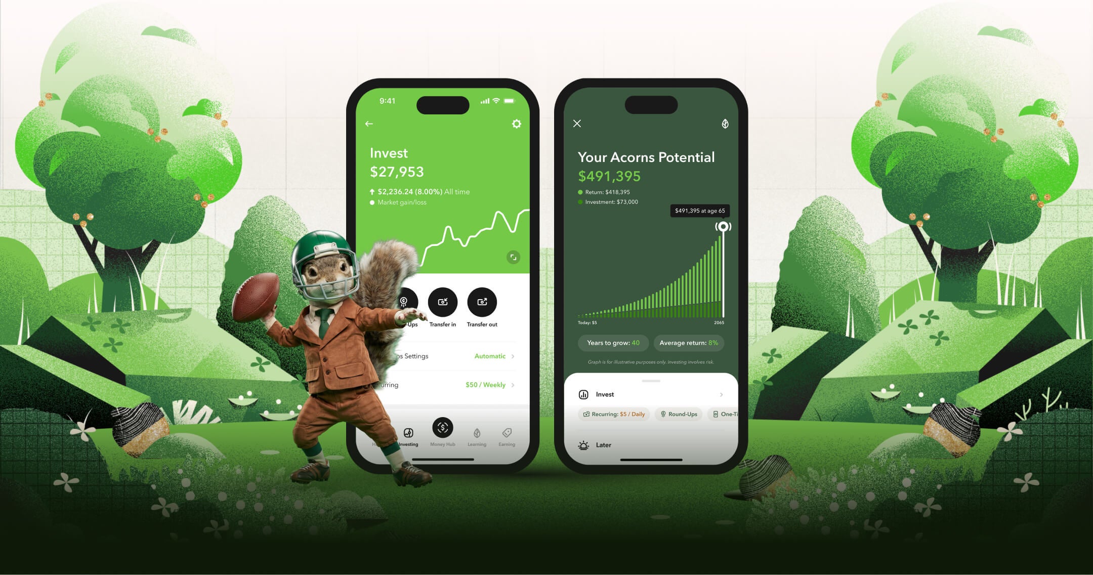 Acorns app