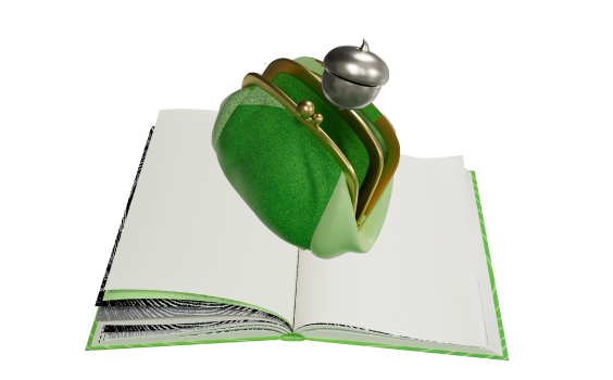 Clip art of Saving