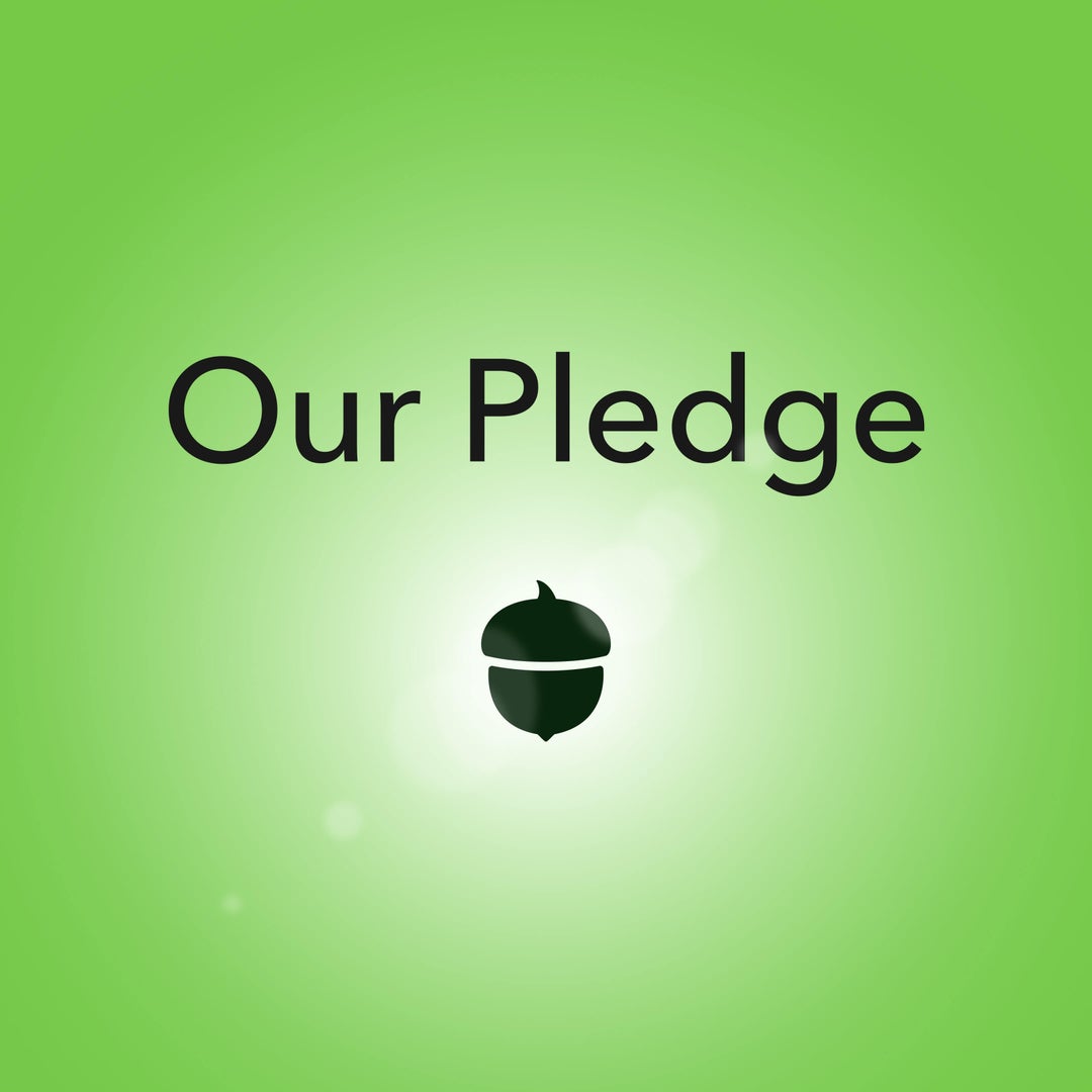 Image of Acorns shares their new pledge to reject gambling-style apps, prioritizing long-term wealth through transparent fees and healthy investing habits.