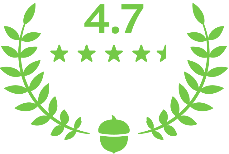 Image of testimonials about the Acorns brand