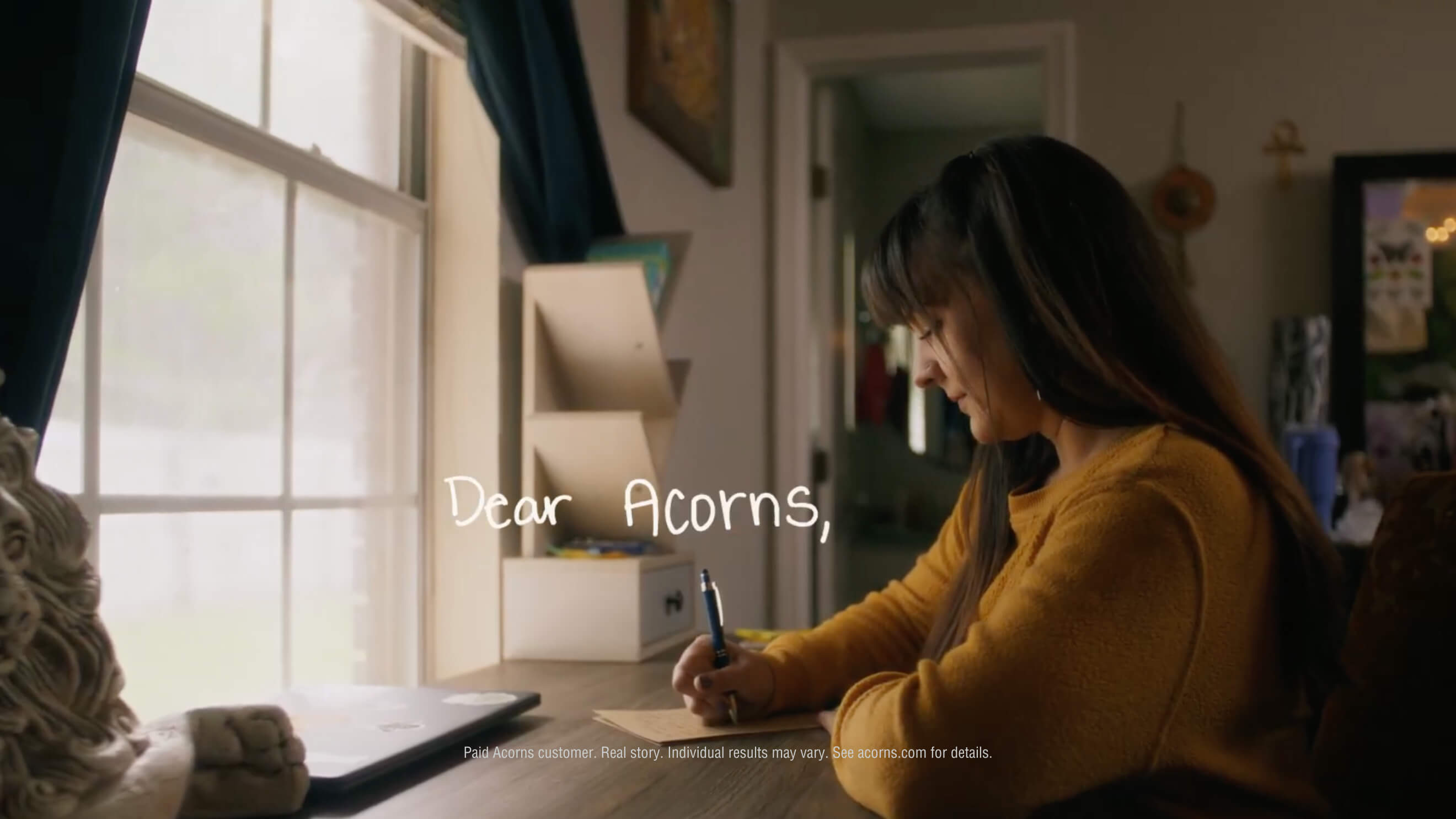 Image of an Acorns Testimonial