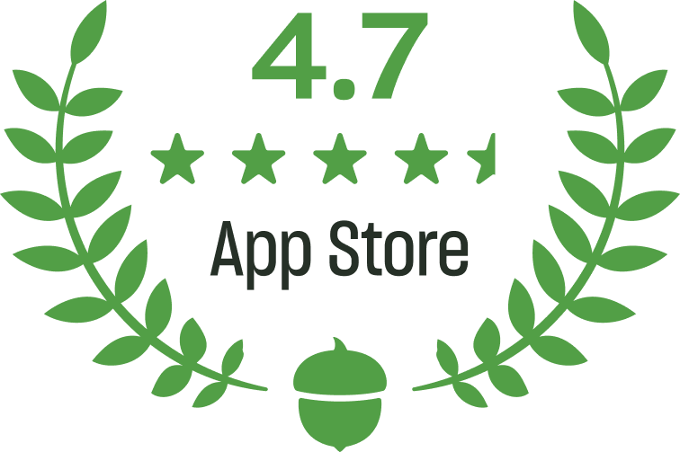 Image of testimonials about the Acorns brand