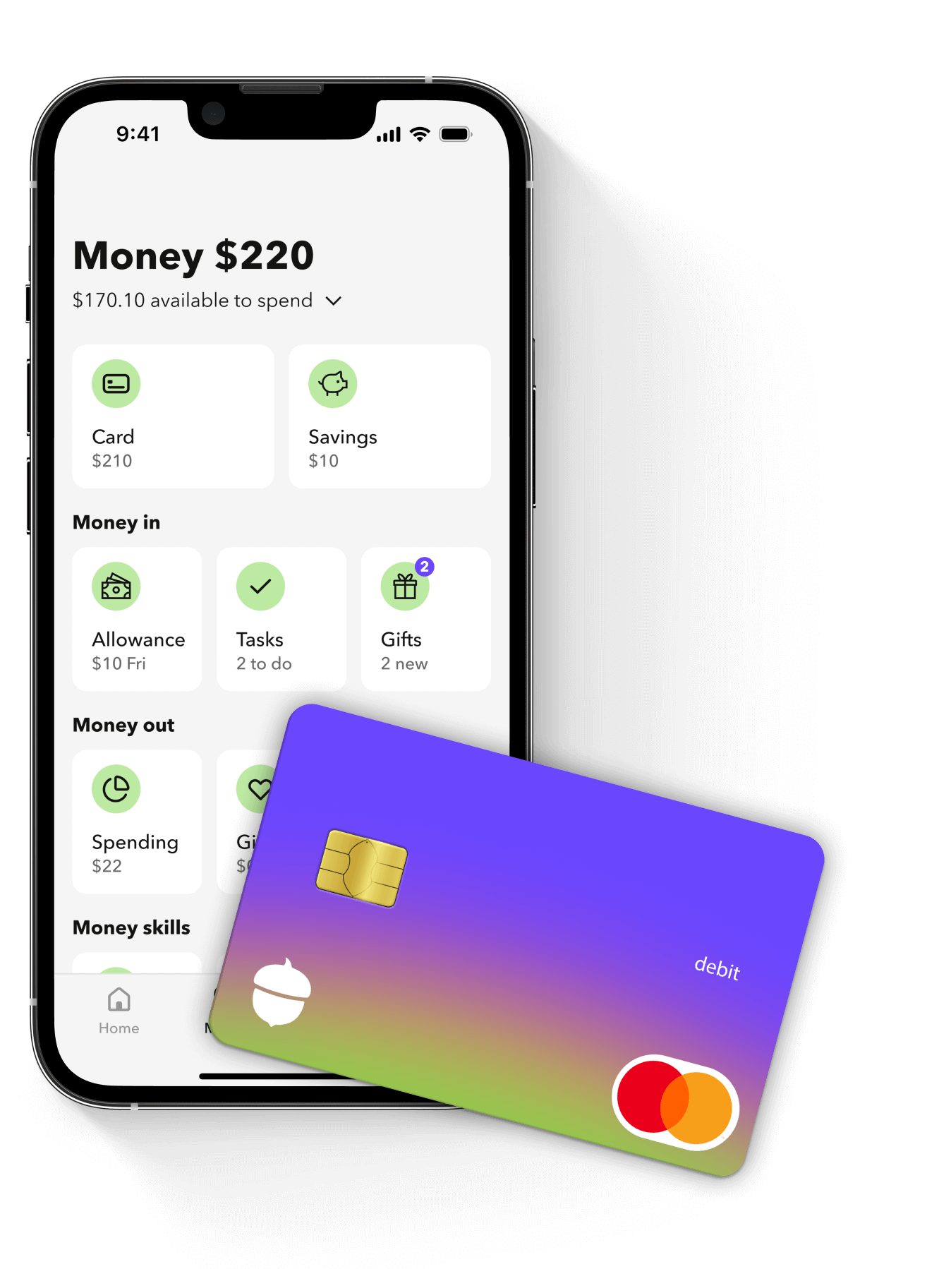 What makes a teen debit card different to a regular bank card or credit card?