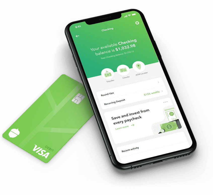 Image of users using Acorns and Banking 10
